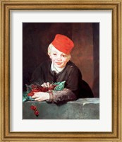 Framed Boy with the Cherries, 1859