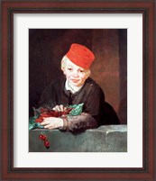 Framed Boy with the Cherries, 1859