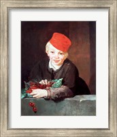 Framed Boy with the Cherries, 1859