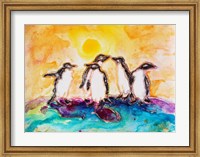 Framed Penguins Under the Sun