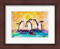 Framed Penguins Under the Sun