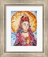 Framed Praying Buddha