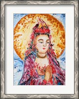 Framed Praying Buddha