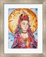 Framed Praying Buddha