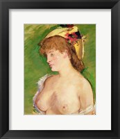 Framed Blonde with Bare Breasts, 1878