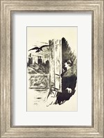 Framed Illustration for 'The Raven', by Edgar Allen Poe, 1875