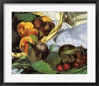 Framed Dejeuner sur l'Herbe, 1863 (fruit detail)