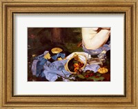 Framed Dejeuner sur l'Herbe, 1863, (fruit basket detail)