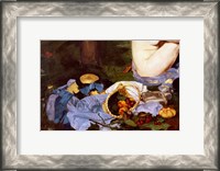 Framed Dejeuner sur l'Herbe, 1863, (fruit basket detail)