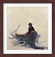 Framed Study for The Escape of Rochefort, 1881