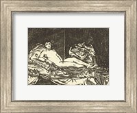 Framed Olympia, 1867