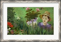 Framed Child in the Flowers