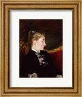 Framed Profile of a Young Girl