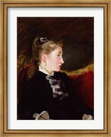 Framed Profile of a Young Girl