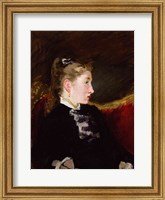 Framed Profile of a Young Girl