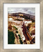 Framed Oloron-Sainte-Marie, 1871