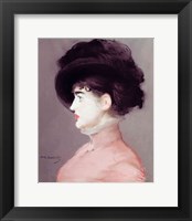 Framed La Viennoise: Portrait of Irma Brunner, c.1880