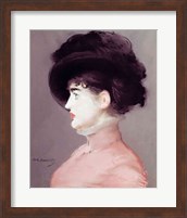 Framed La Viennoise: Portrait of Irma Brunner, c.1880