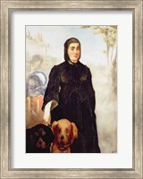 Framed Woman With Dogs, 1858
