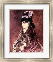 Framed Portrait of Berthe Morisot - side view