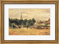 Framed Landscape with a Village Church