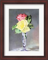 Framed Roses in a Champagne Glass, c.1882