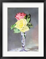 Framed Roses in a Champagne Glass, c.1882