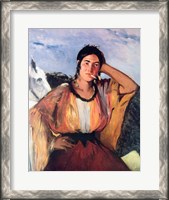 Framed Gypsy with a Cigarette