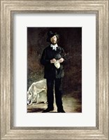 Framed Portrait of Gilbert Marcellin Desboutin, 1875
