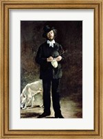 Framed Portrait of Gilbert Marcellin Desboutin, 1875