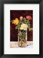 Framed Roses and Tulips in a Vase, 1883