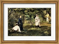 Framed Game of Croquet, 1873