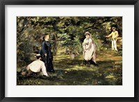 Framed Game of Croquet, 1873