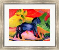 Framed Little Blue Horse, 1912