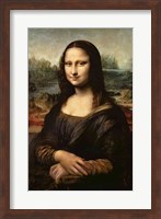 Framed Mona Lisa, c.1503-6