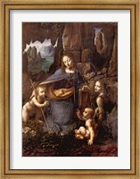 Framed Virgin of the Rocks