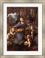 Framed Virgin of the Rocks