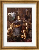 Framed Virgin of the Rocks