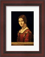 Framed Portrait of a Lady from the Court of Milan