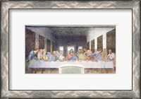 Framed Last Supper, 1495-97 (post restoration)