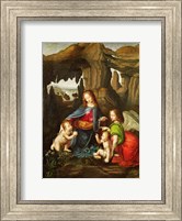 Framed Madonna of the Rocks