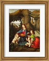 Framed Madonna of the Rocks