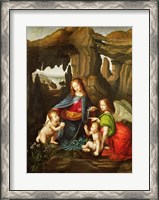 Framed Madonna of the Rocks