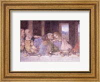 Framed Last Supper, (post restoration) C