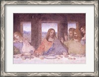 Framed Last Supper, (post restoration) D