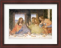 Framed Last Supper, (post restoration) A