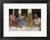 Framed Last Supper, (post restoration) E