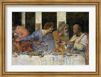 Framed Last Supper, (post restoration) E