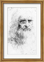 Framed Self portrait - Sketch