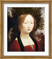 Framed Ginevra de' Benci